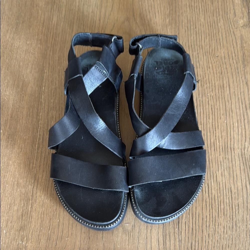 Black Strappy Sandals